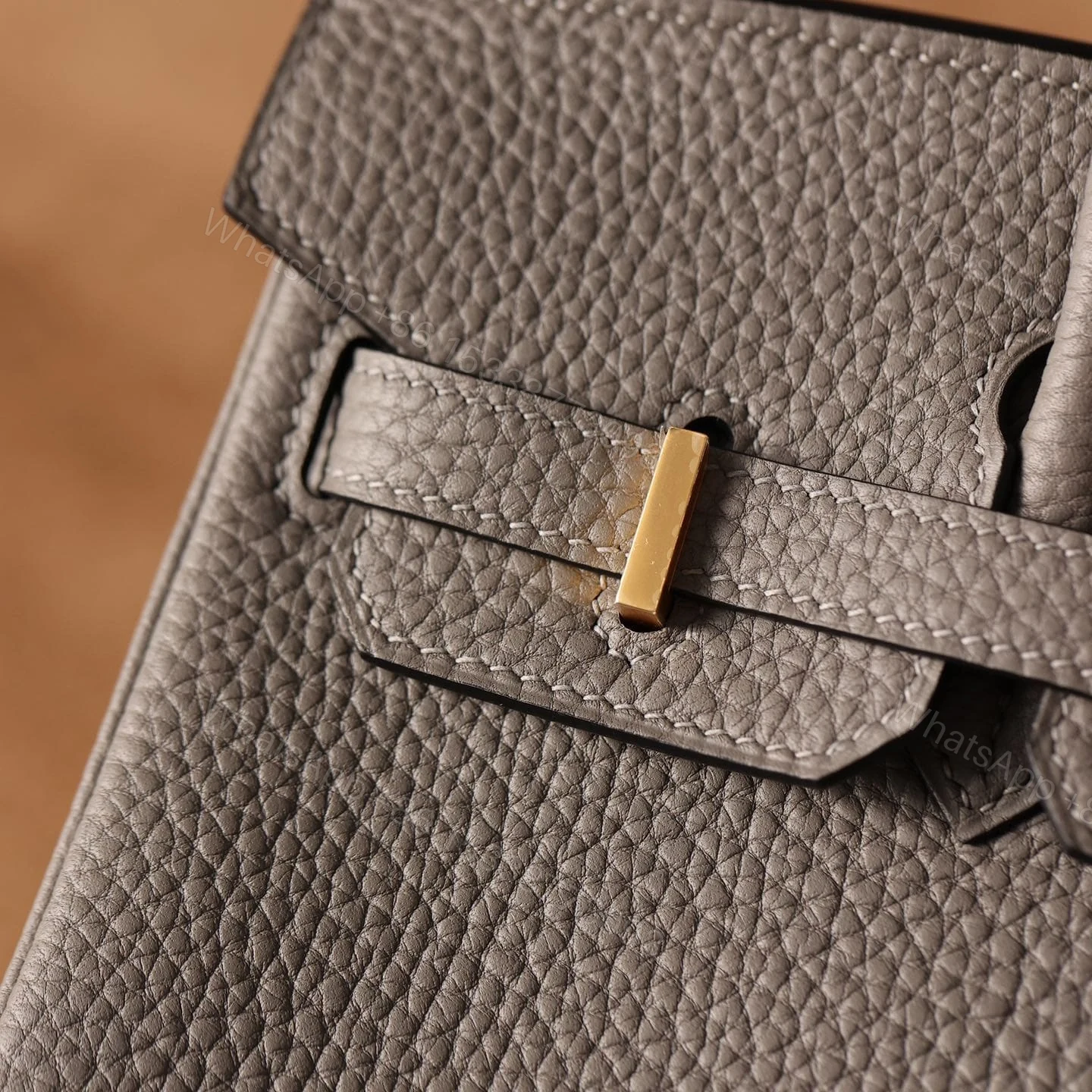 View 11 of 高仿Hermes*Birkin25積雨云灰金扣免檢版