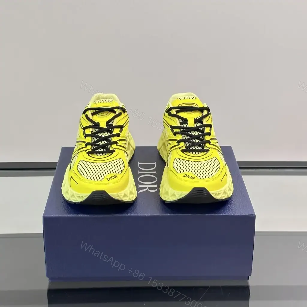 View 3 of DIOR B35 NXXT-SNEAKERS IN YELOW – CD236