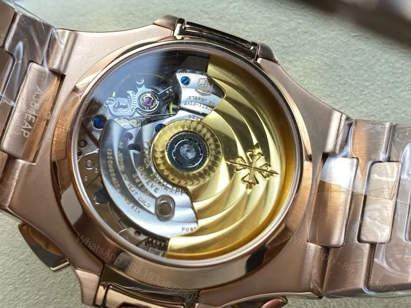 View 5 of Replica Patek Philippe 5980 – Nautilus Rose Gold