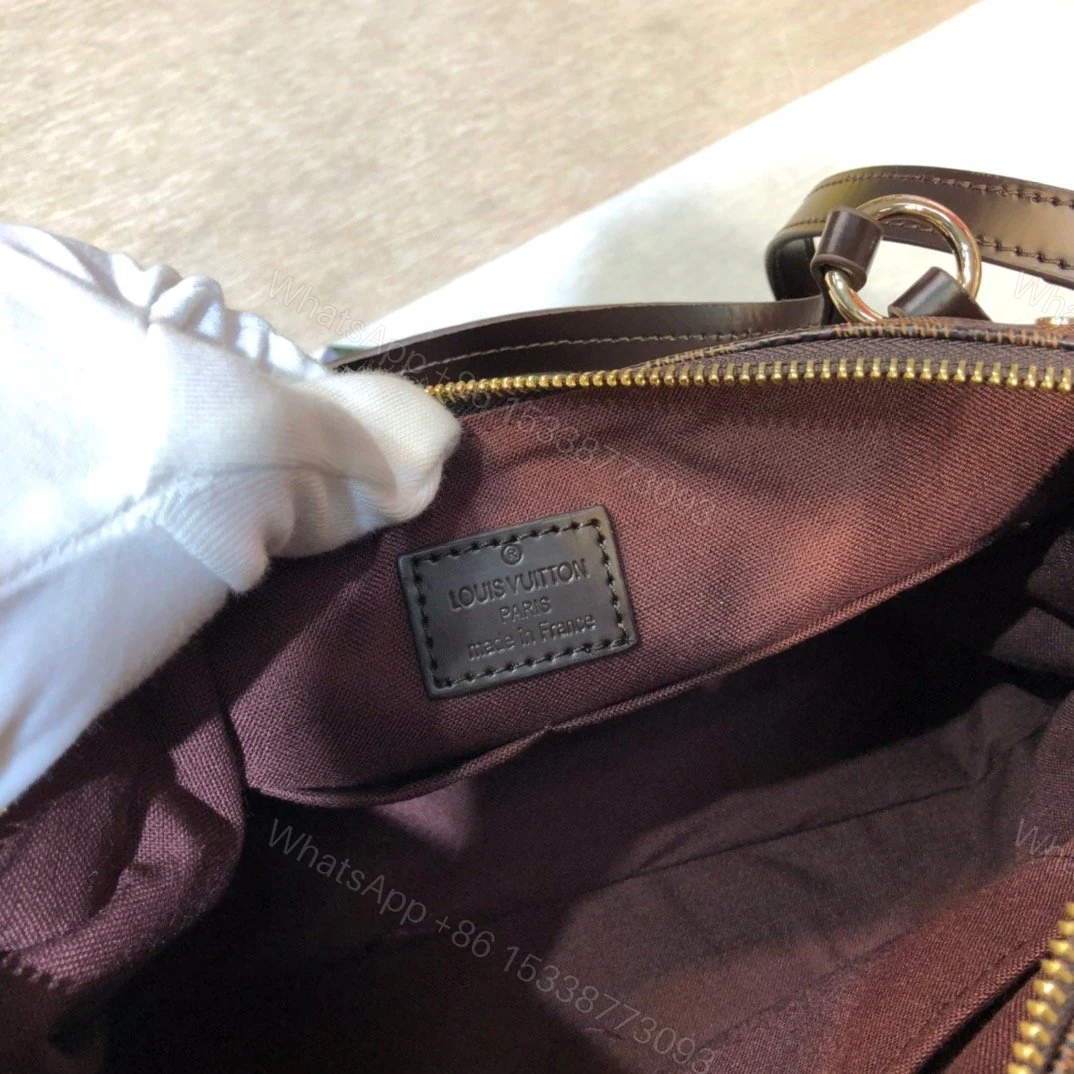 View 7 of Louis Vuitton Damier Limington Brown N40023 Women’s Canvas Handbag