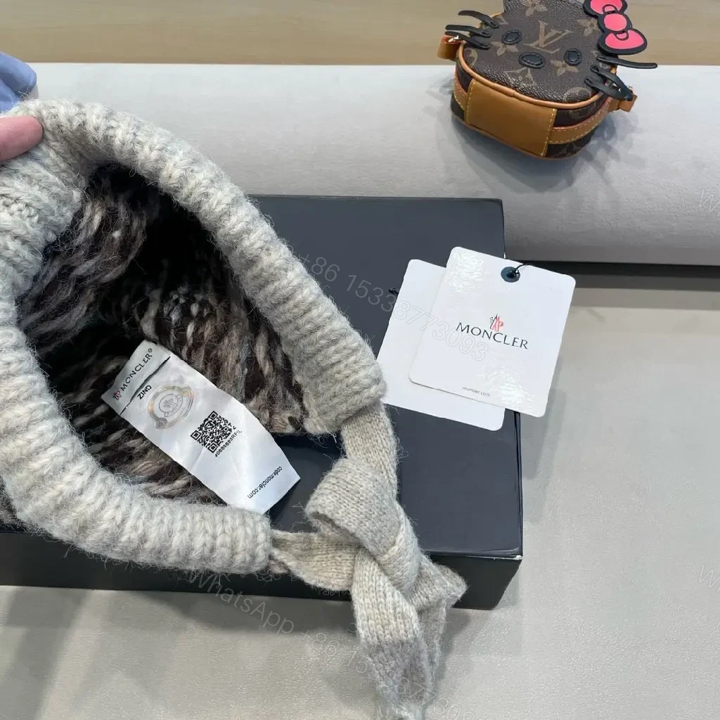 View 7 of Cozy Knit Hat with Subtle Logo – Premium Warmth Cap