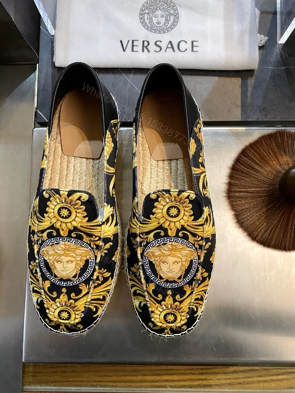 View 9 of Black Suede Espadrille Loafers: Elevated Casual Comfort