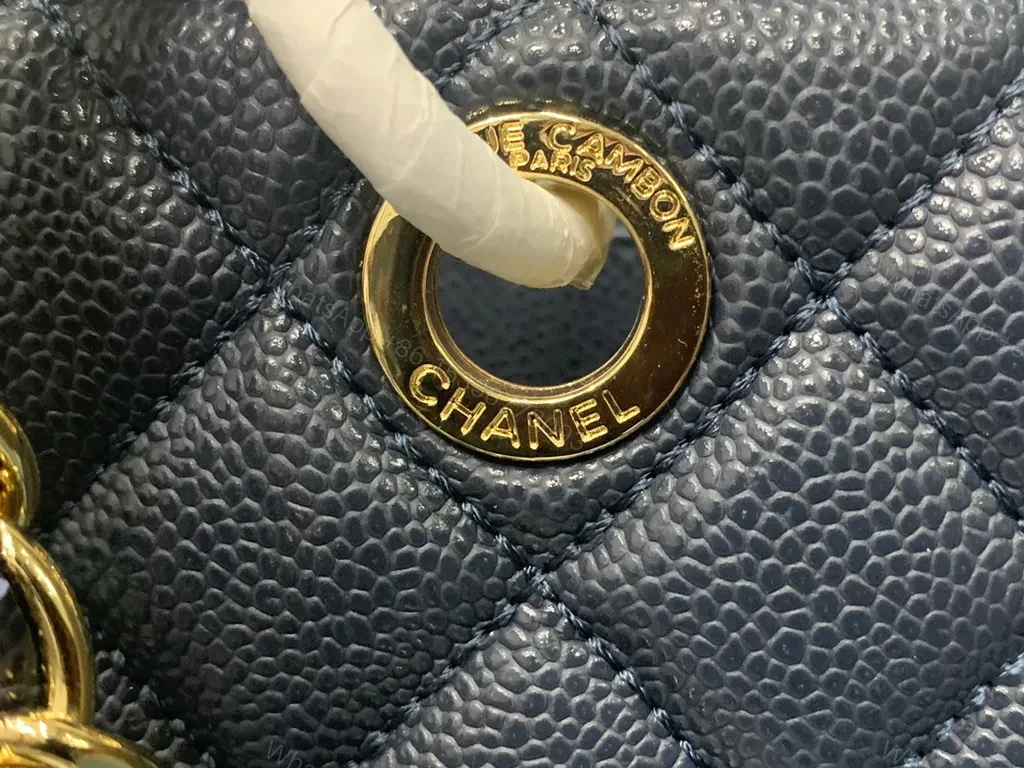 View 4 of Navy Quilted Tote: Luxe Everyday Carry Bag