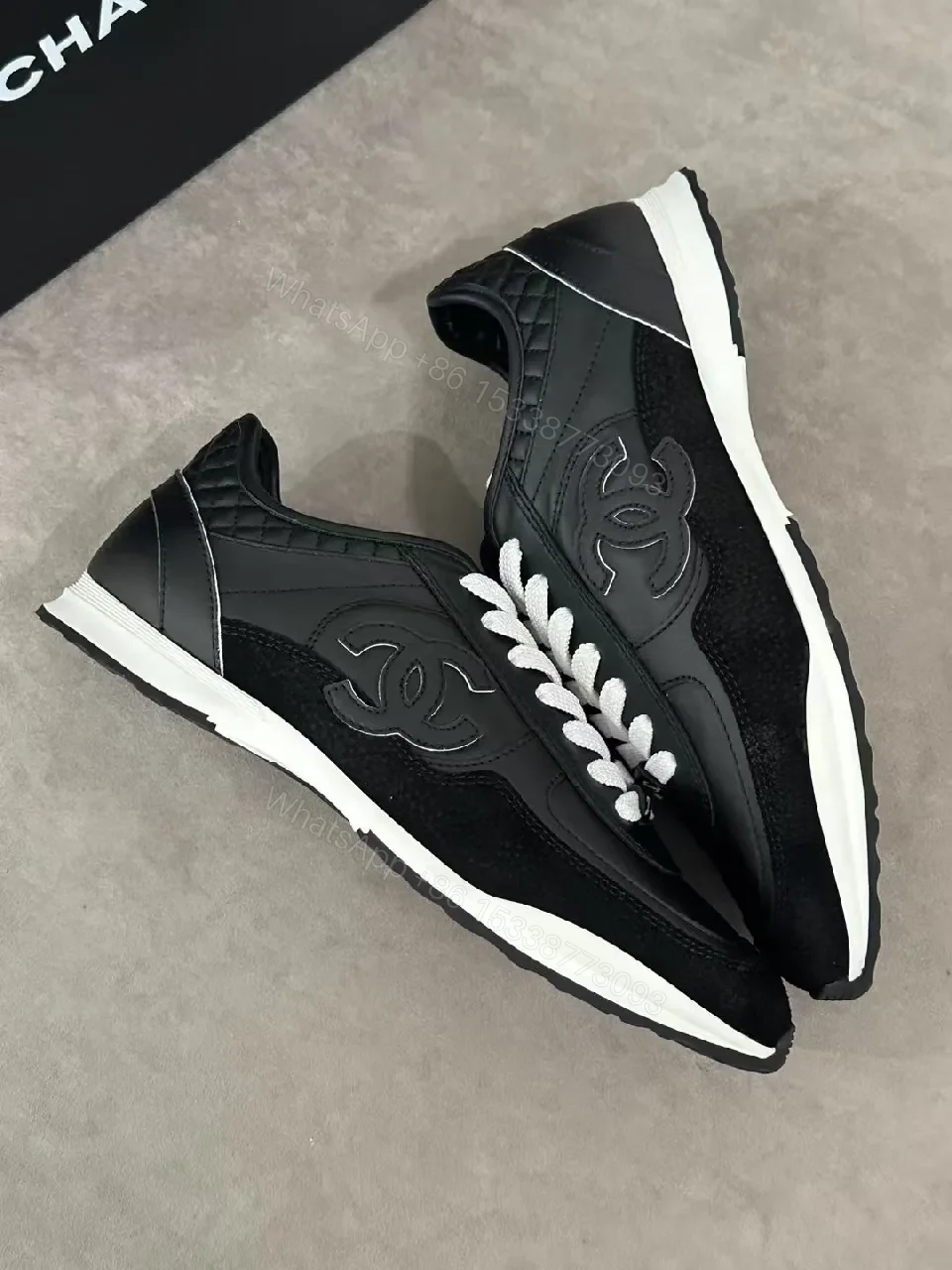View 9 of Casual Luxe Sneaker: Leather, Stitching, High-Top Comfort