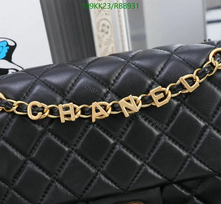 View 4 of Chanel Quilted Medium Black Double Flap Bag RB8931