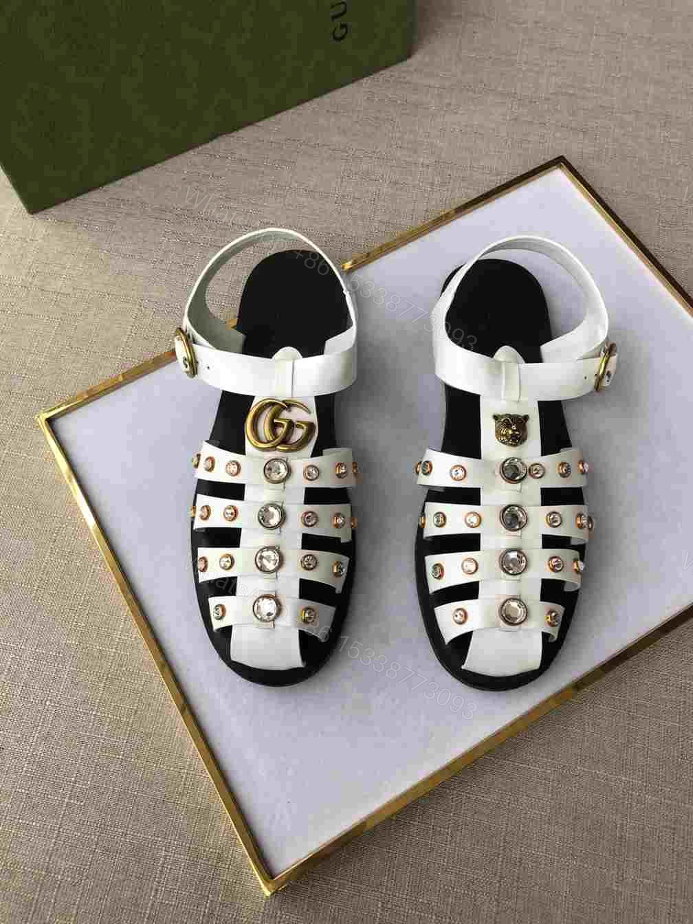 View 7 of GUCCI SANDAL WITH DOUBLE G – SDG001