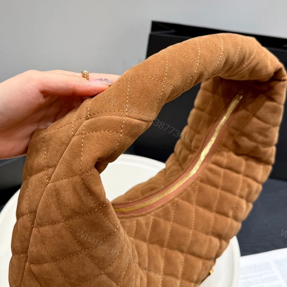 View 7 of Saint Laurent Icare Hobo In Quilted Caramel Cognac 42Cm