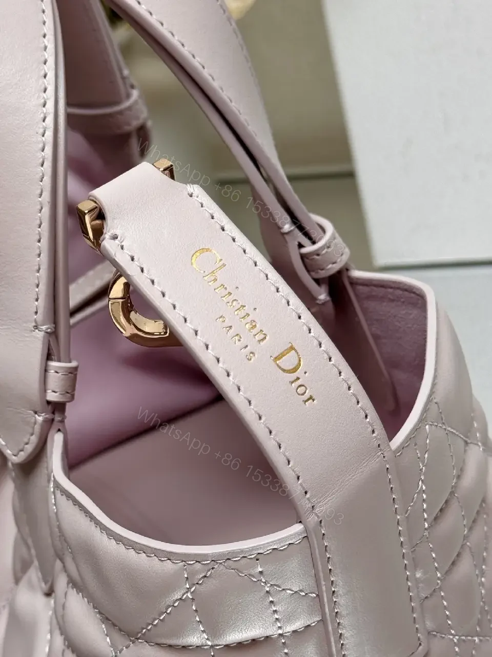 View 5 of Lilac Quilted Handbag Set — Luxe Everyday Chic, 2-Piece