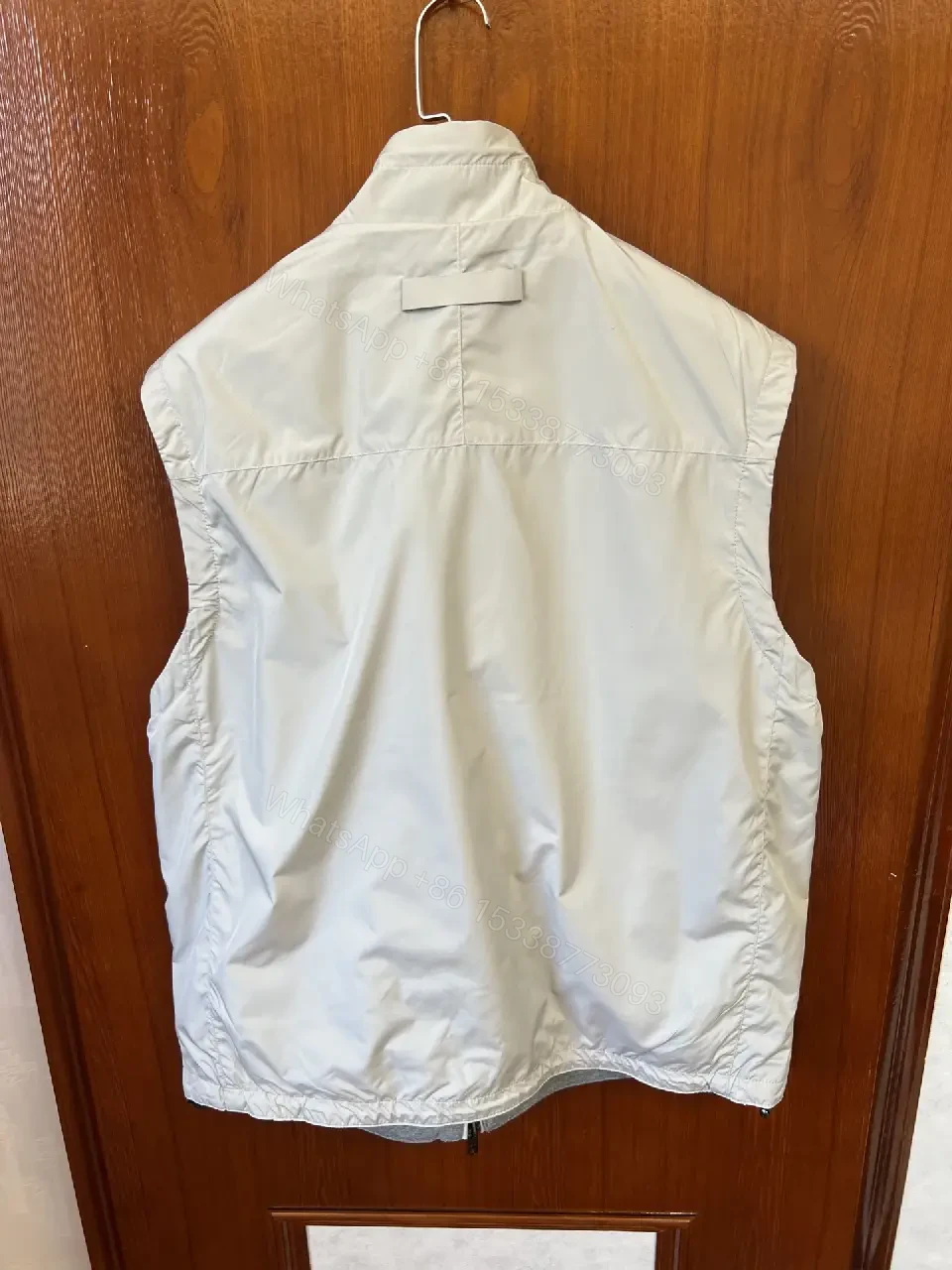 View 6 of Olive Lightweight Windbreaker Jacket with Hooded Zip-W Rolled-Edge