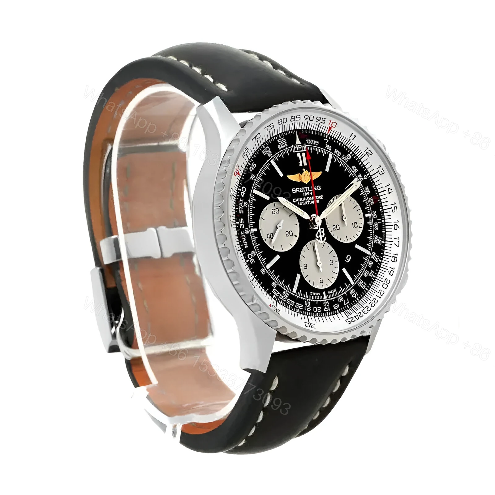 View 2 of Breitling Navitimer 01 46mm Black Dial Replica