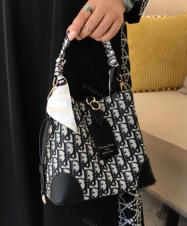 View 8 of FIRST COPY Louis Vuitton, Christian Dior & Gucci Bucket Sling Bag