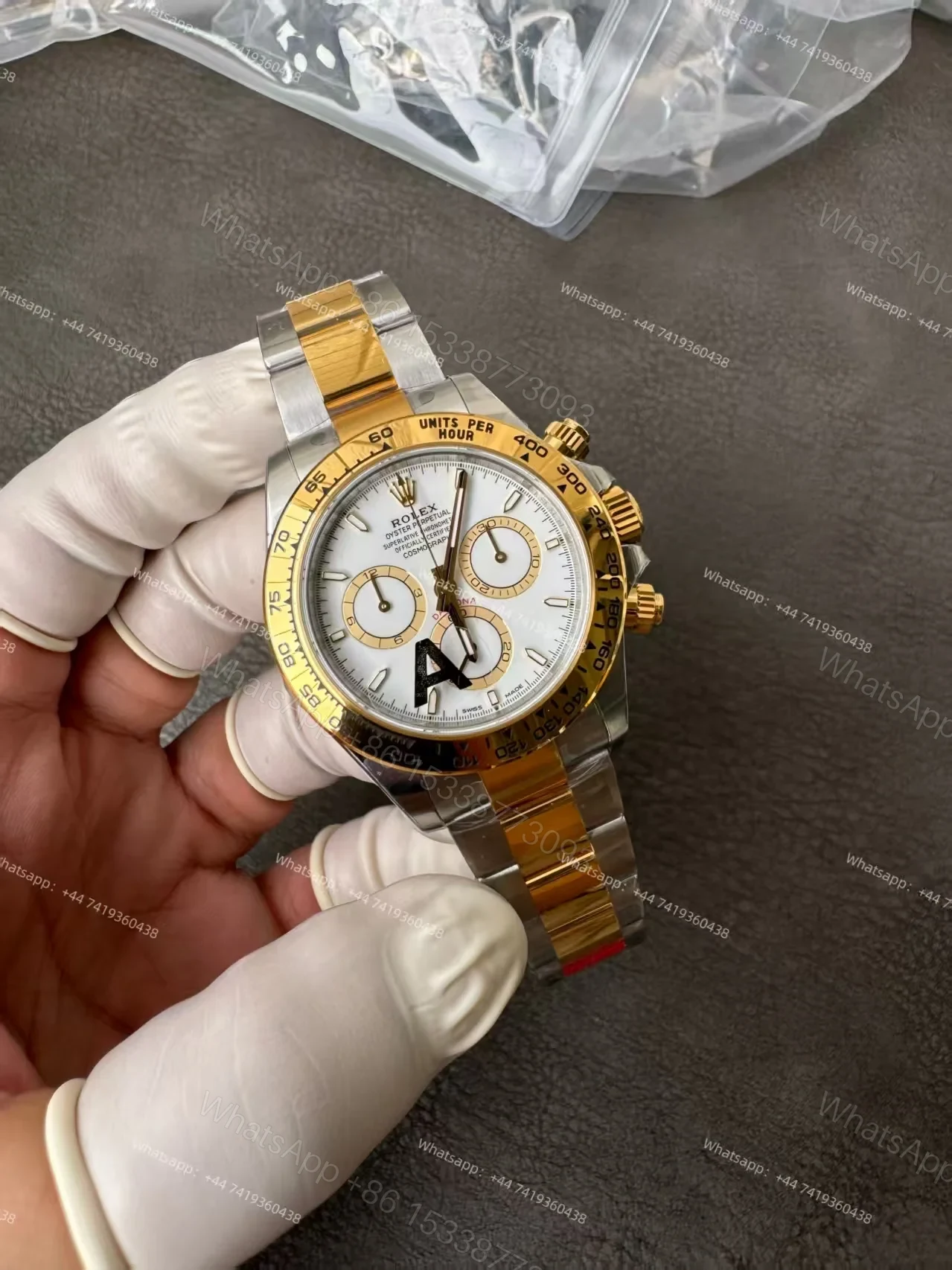 View 4 of Rolex Super Clone Daytona M126503-0001 White Dial Two-Tone 4131 Movement