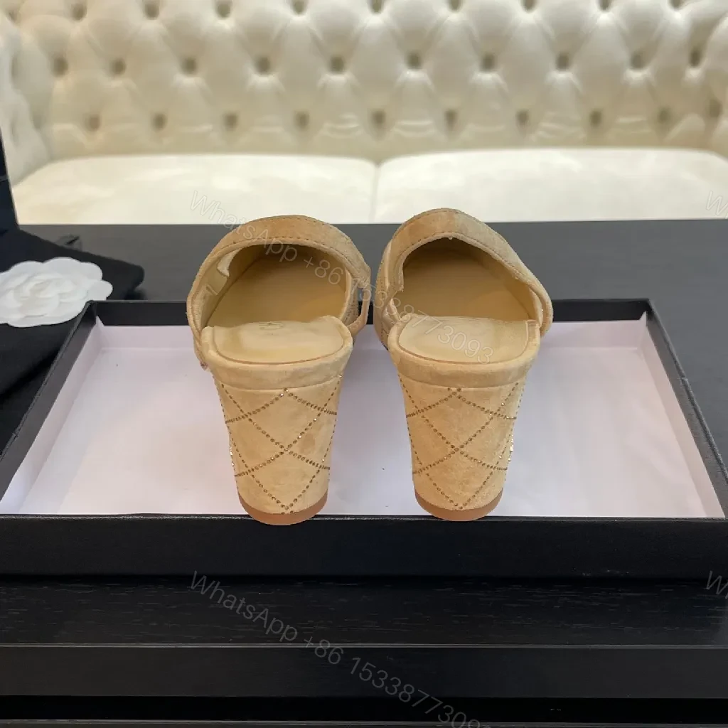 View 8 of Quilted Slingback Pumps – Neutral Canvas Luxe Comfort