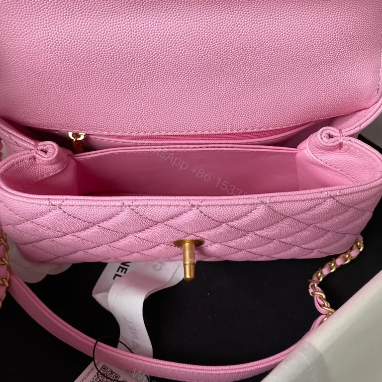 View 7 of Soft Quilted Pink Mini Bag: Compact Luxury, Day-to-Night Versatility