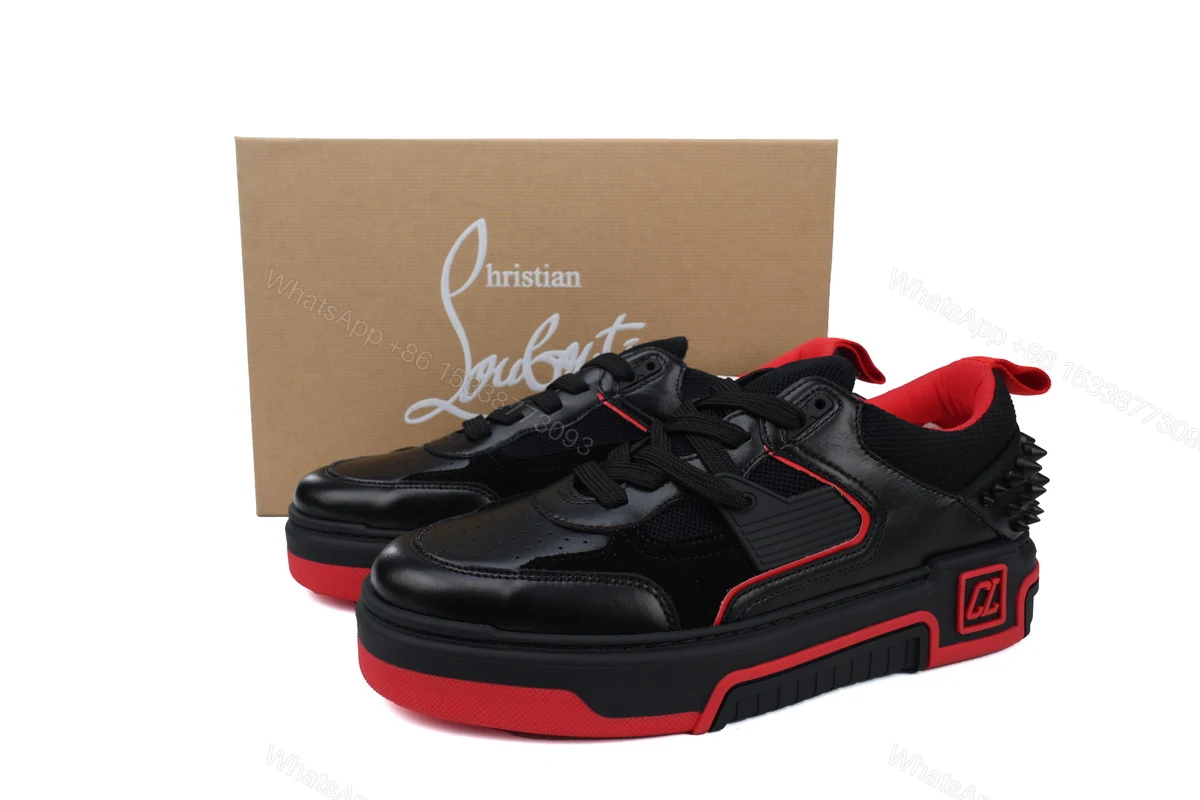 Christian Louboutin Astroloubi 'Black Red' 3230886H358 — view 2