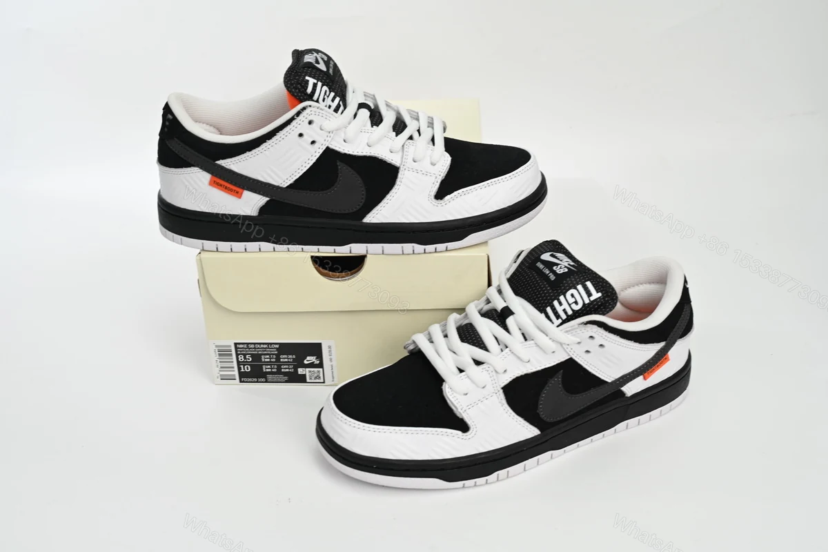 View 2 of TIGHTBOOTH x Nike SB Dunk Low Panda Co Branding FD2629-100