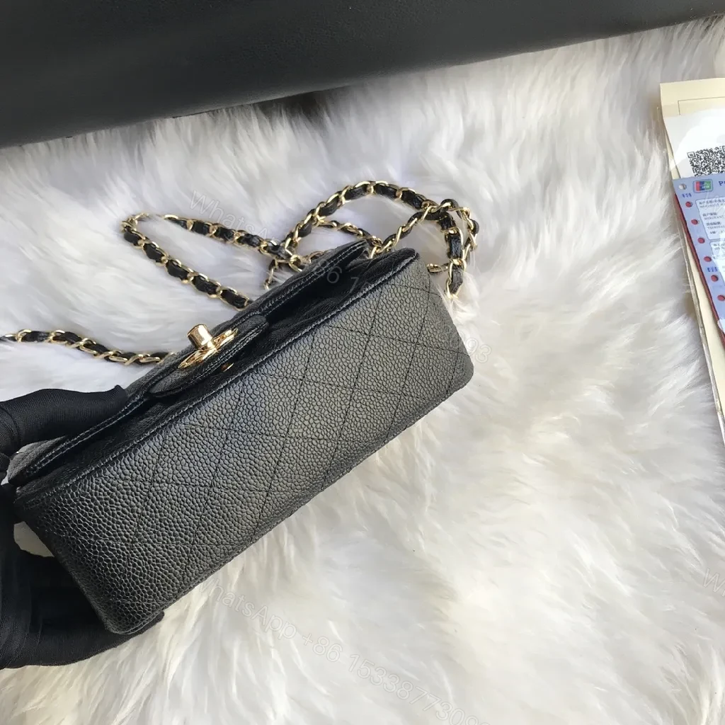 View 7 of Colorful Quilted Chain Bag: Compact Luxury Everyday Elegance