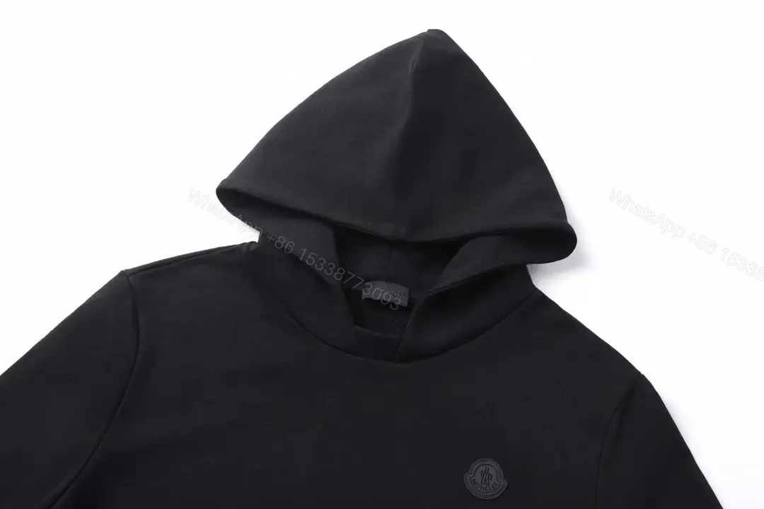 View 10 of Minimalist Black Hoodie: Premium Comfort & Subtle Logo