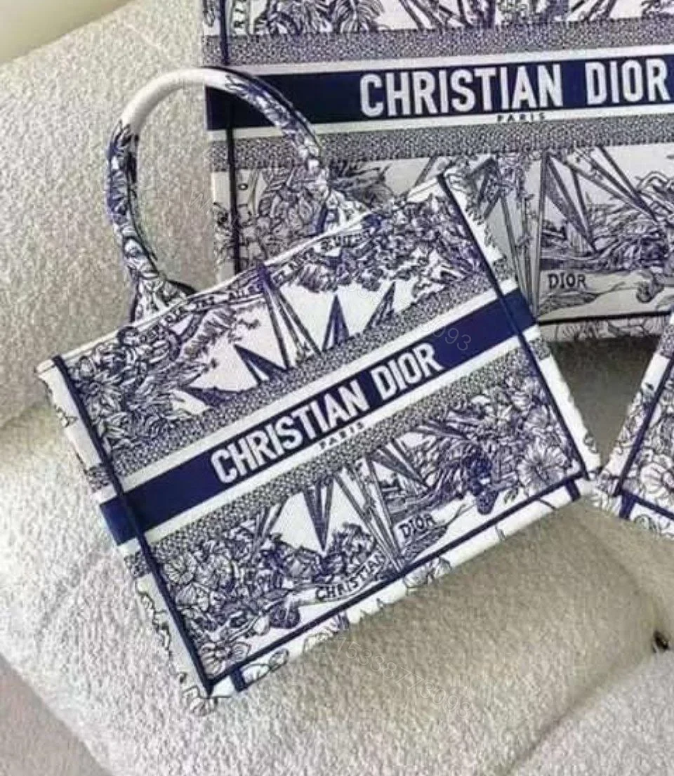 Design Small Book Blue Tote Bag – Dubai Fashion LUX — view 1
