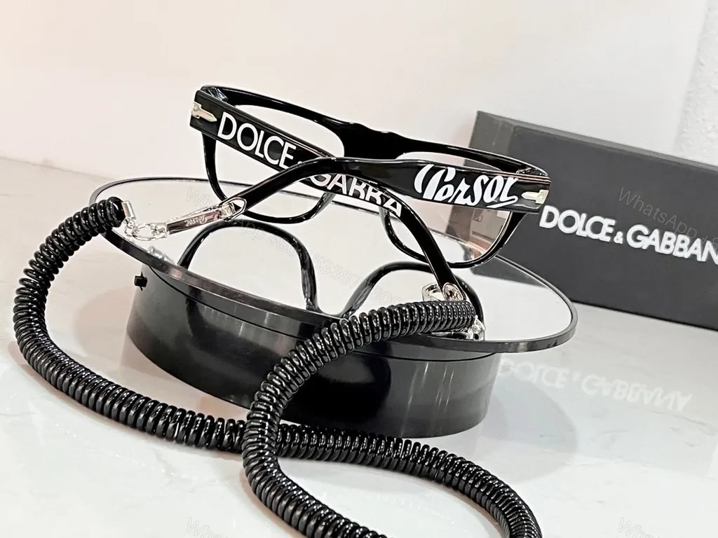 View 2 of Dolce & Gabbana Zebra-Templed Black Acetate Sunglasses