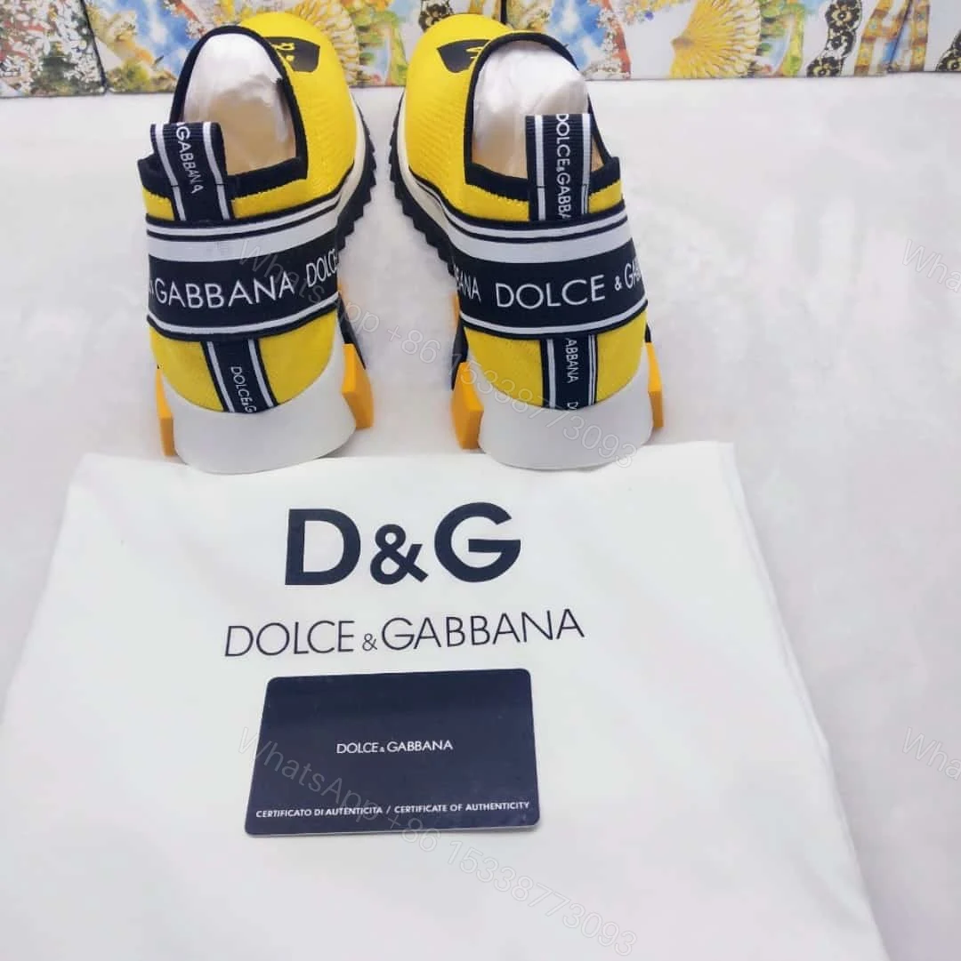 View 5 of DOLCE & GABBANA STRETCH MESH SORRENTO SNEAKERS WITH LOGO – DG48