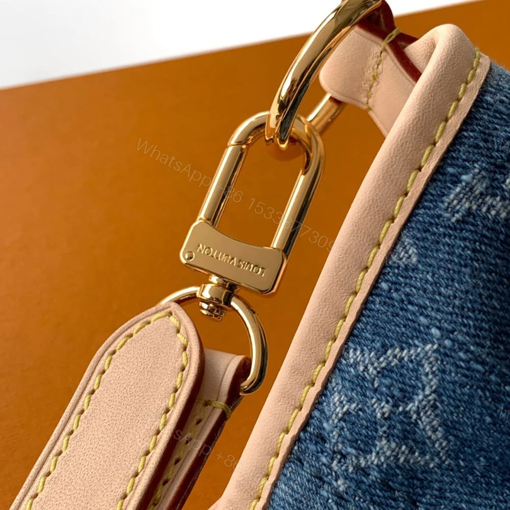 View 6 of Louis Vuitton Carryall Cargo PM Blue Denim 33Cm