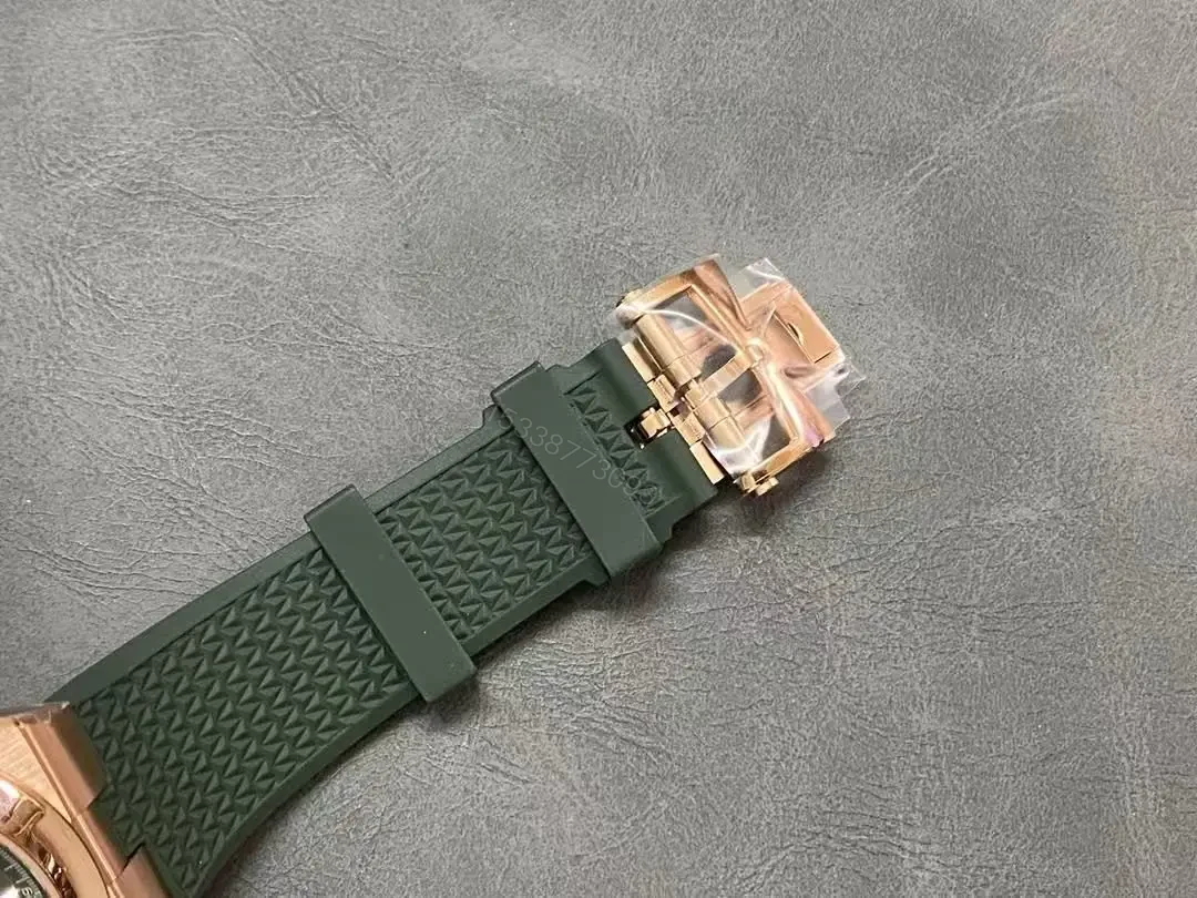 View 17 of Super Clone Replica Vacheron Constantin Overseas Chronograph GREEN
