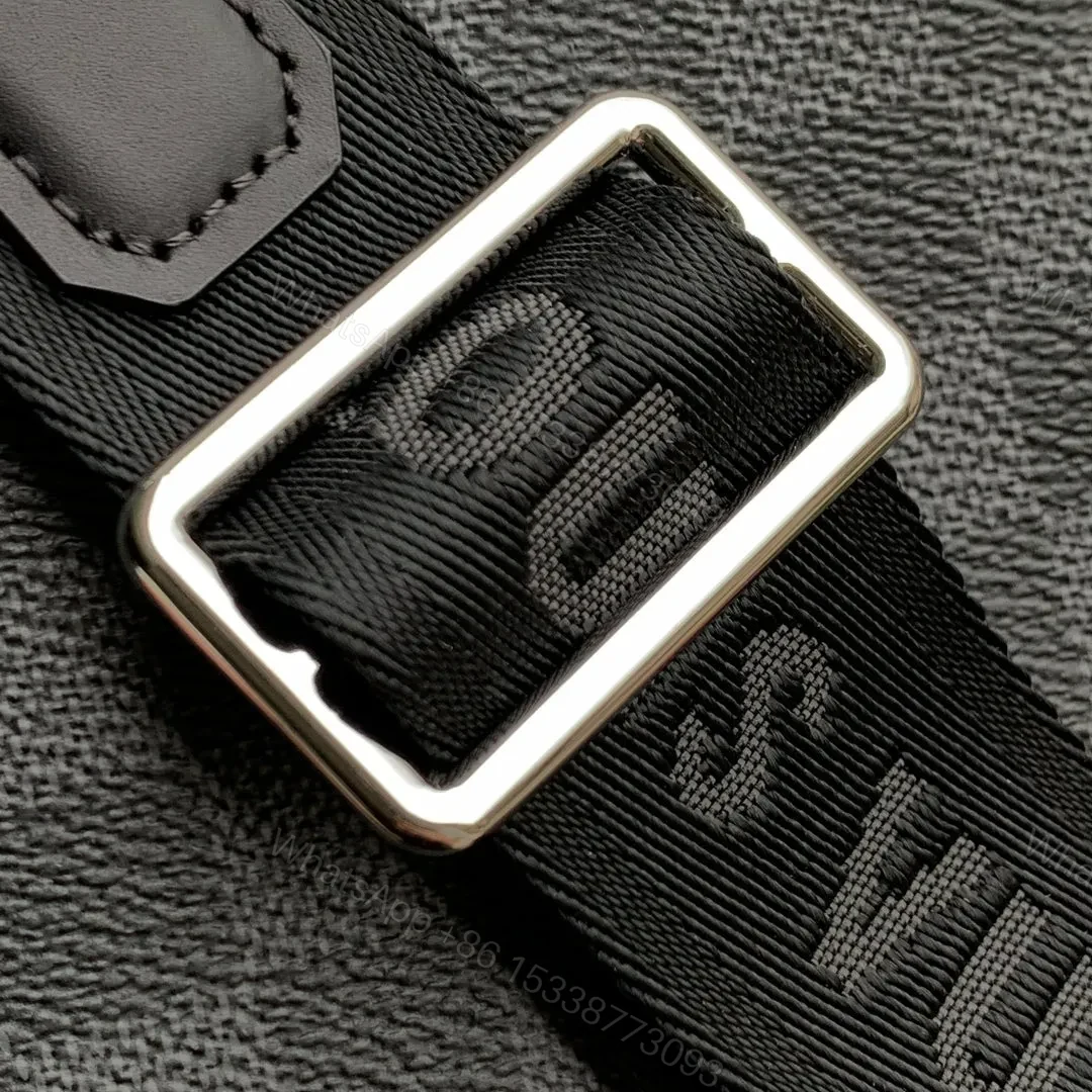 View 5 of LV AVENUE SLINGBAG 31 IN BLACK AND GREY DAMIER GRAPHITA CANVAS CALFSKIN