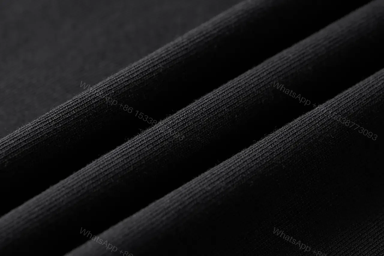 View 5 of Black Cotton T-Shirt with Green Clover Embroidery Dior Logo
