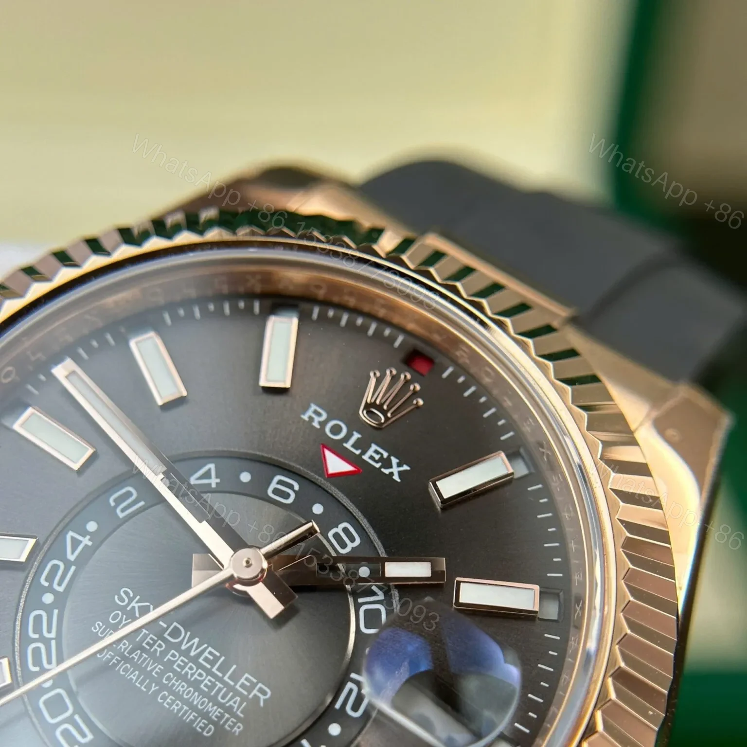 View 8 of Superclone Rolex Sky-Dweller Slate Dial 336235