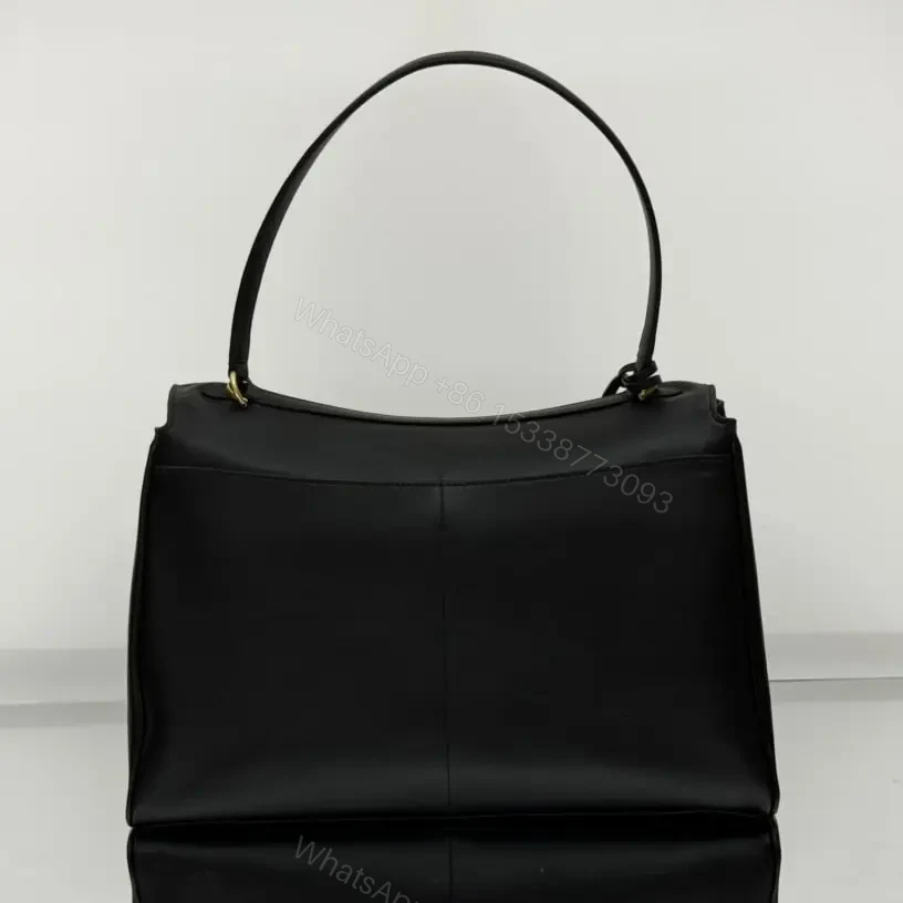 View 2 of 高仿Balenciaga*Rodeo系列V51000小牛皮手袋黑金大號免檢版