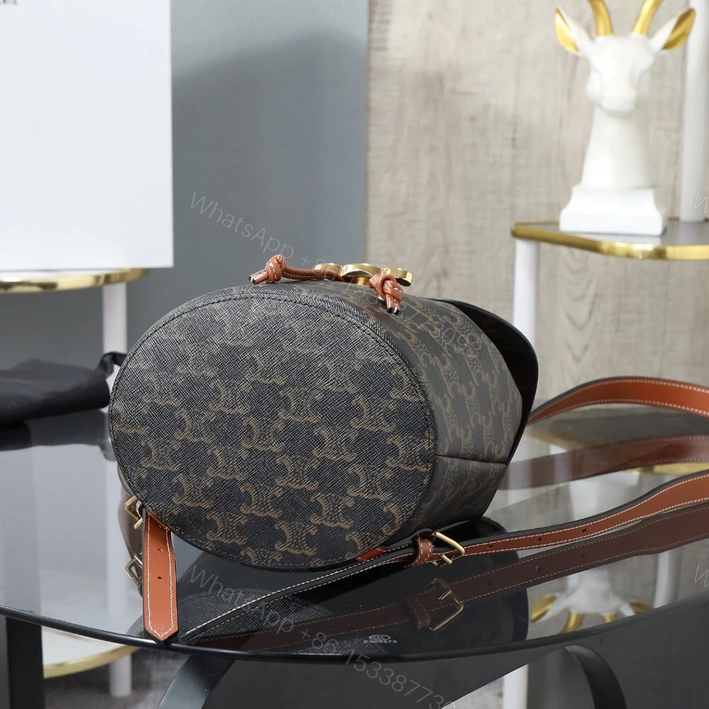 View 5 of BACKPACK CELINE BONNIE IN Triomphe Canvas and calfskin