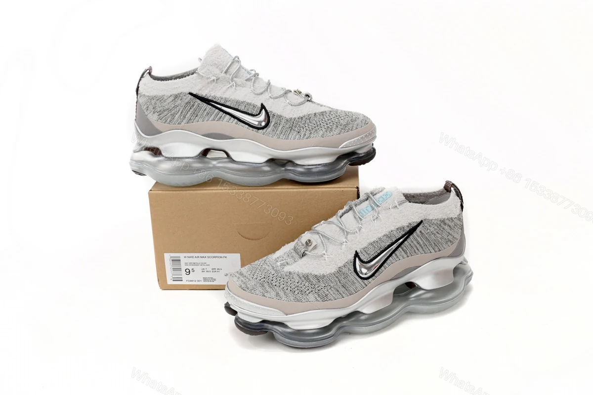 Nike Air Max Scorpion FK Lemon Grey Silver FD4612-001 — view 2