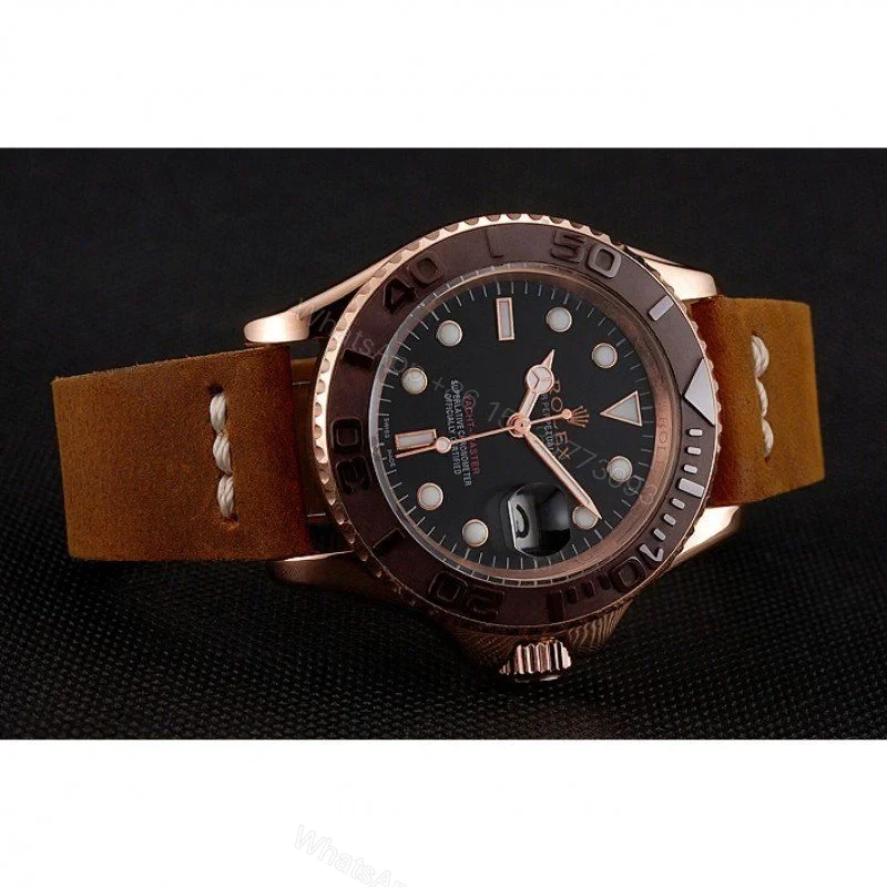 View 3 of Replica Rolex Yacht-Master Black Dial 1453860