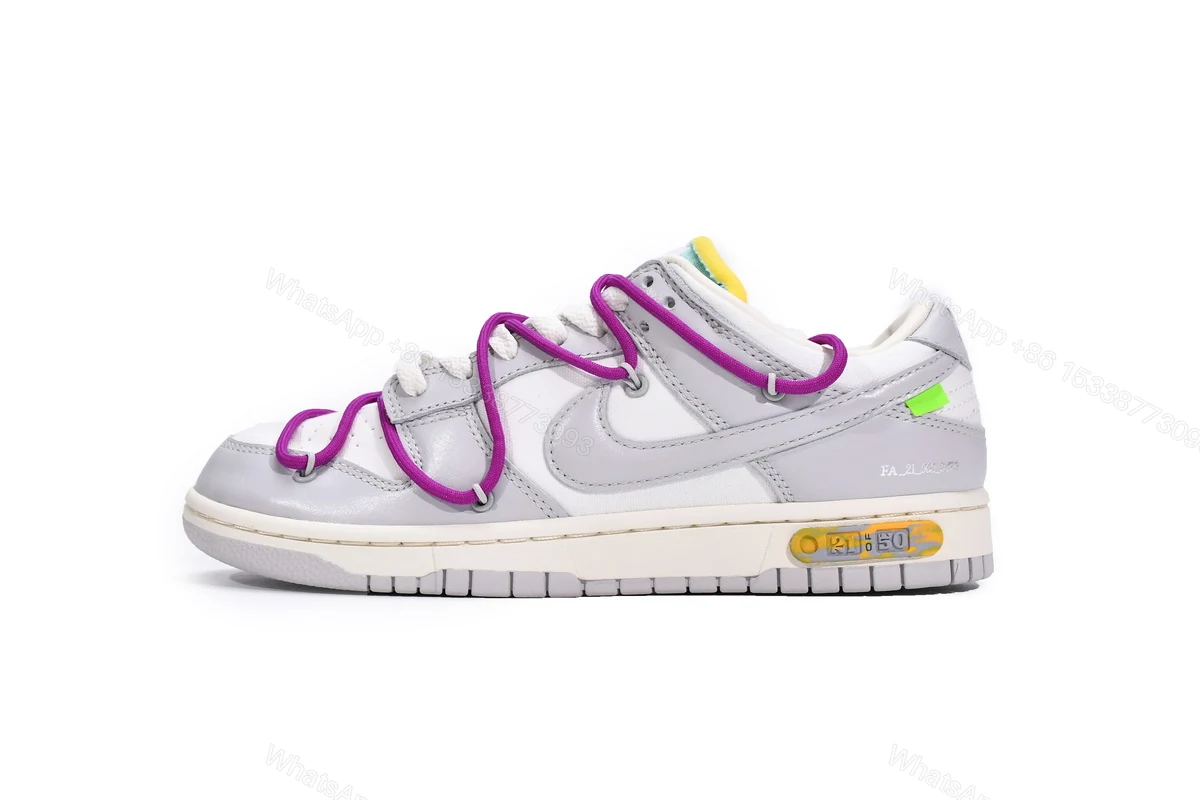 View 7 of OFF WHITE x Nike Dunk SB Low The 50 NO.21 DM1602-100