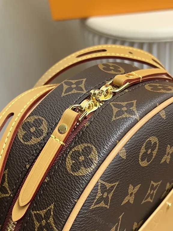 View 5 of Monogram Round Bag: Luxe City Carryall in Canvas