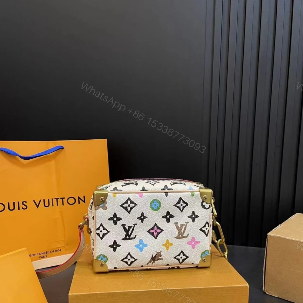 View 3 of Louis Vuitton Mini Soft Trunk Monogram Craggy Coated Canvas Vanilla 18Cm M25132