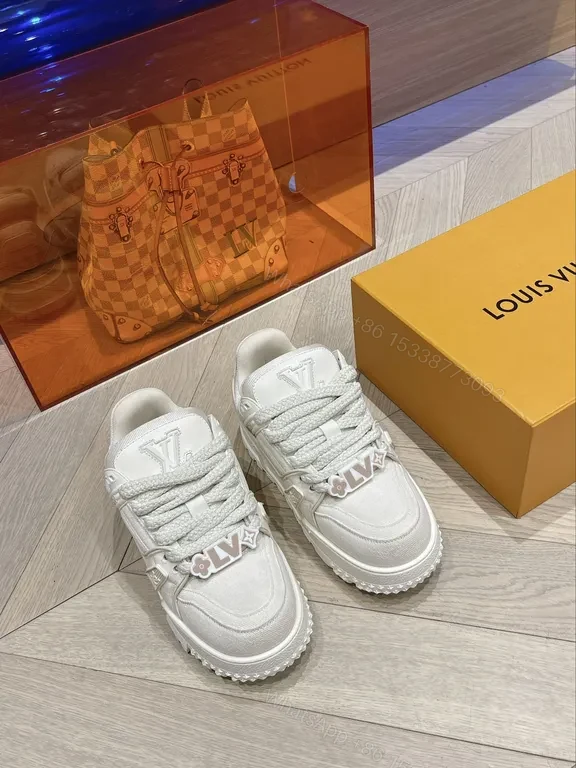View 9 of Chunky Textured Sneaker â€” Luxe LV-Inspired Comfort Sneaker