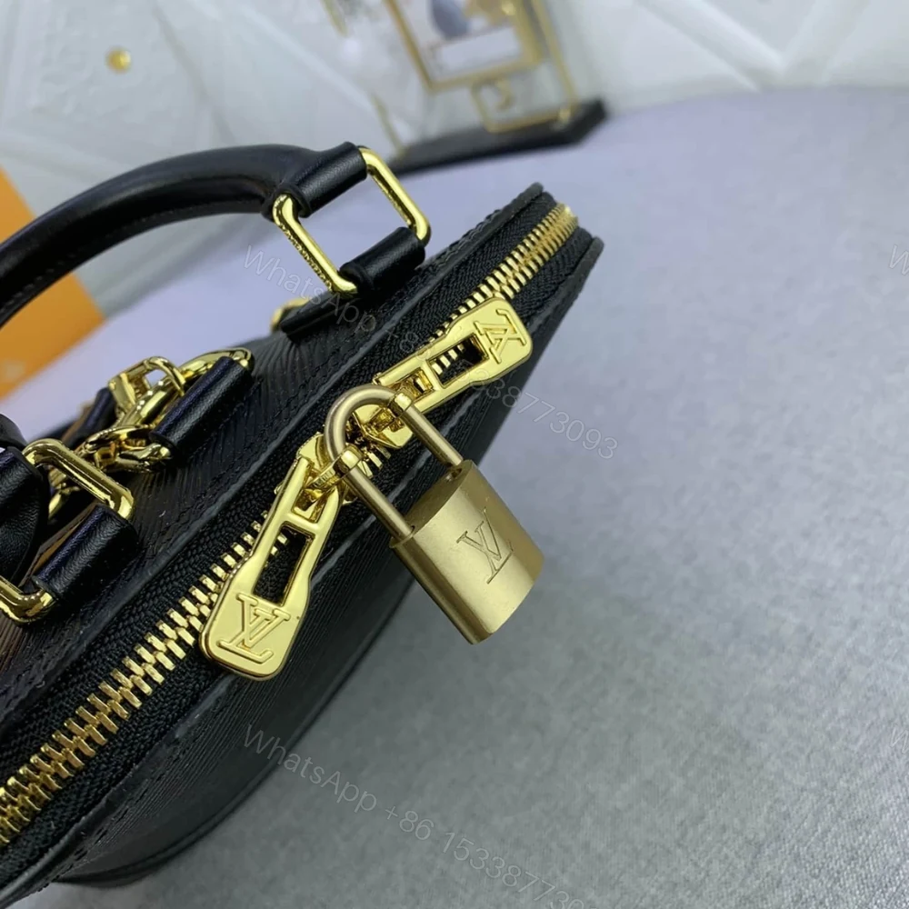 View 6 of Louis Vuitton Alma Backpack Epi Leather Black 20Cm M25103