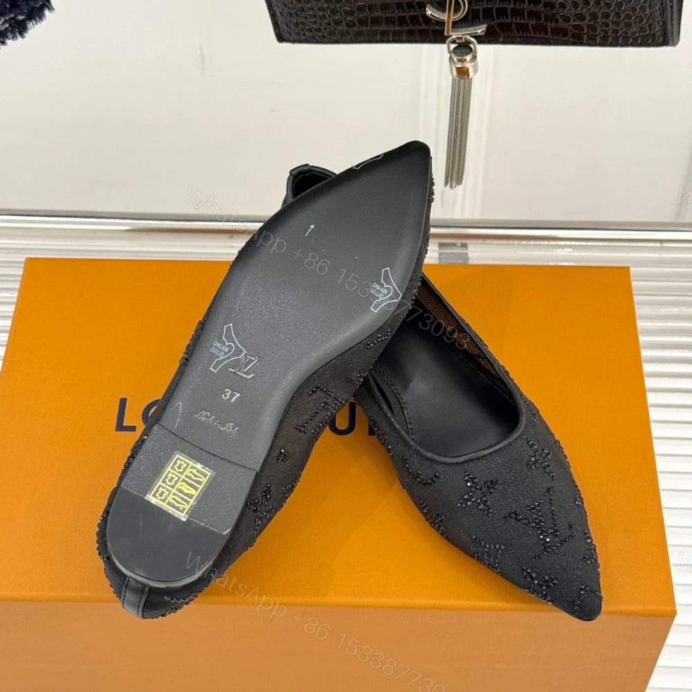 View 7 of Louis Vuitton Gala Flat Ballerina Black 1AIDR8