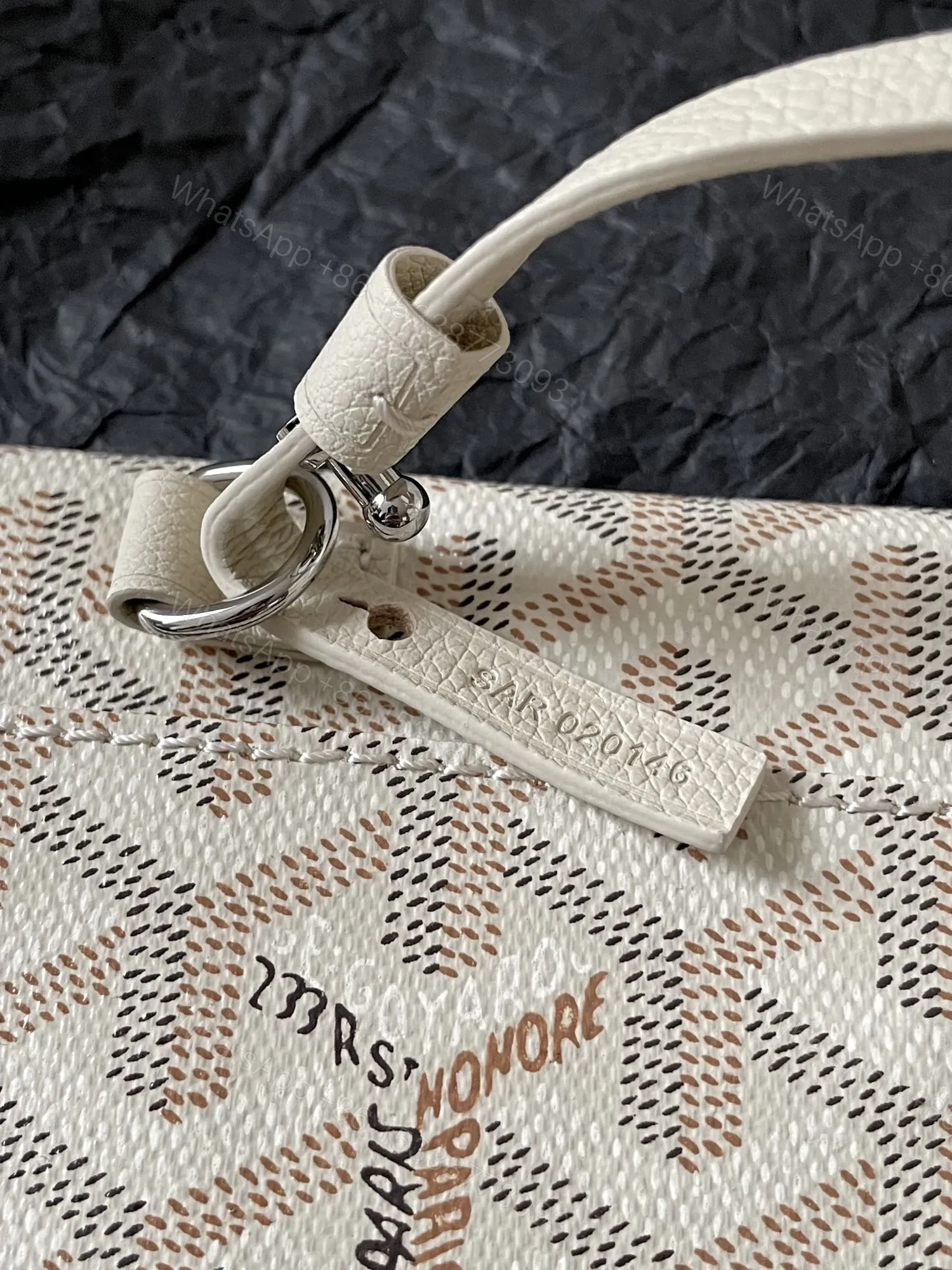 View 5 of GOYARD Goyardine Saint Louis Claire Voie GM White Yellow