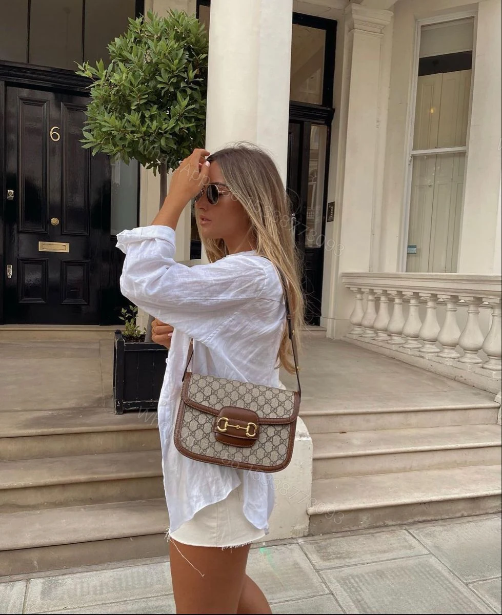 View 10 of FIRST COPY Gucci Horsebit 1955 Large Shoulder Bag