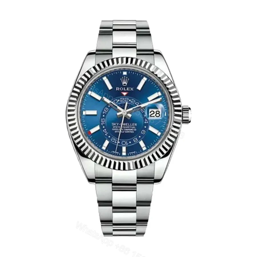 Rolex Sky-Dweller Blue Dial Stainless Steel 326934-0003 Oyster Replica — view 1