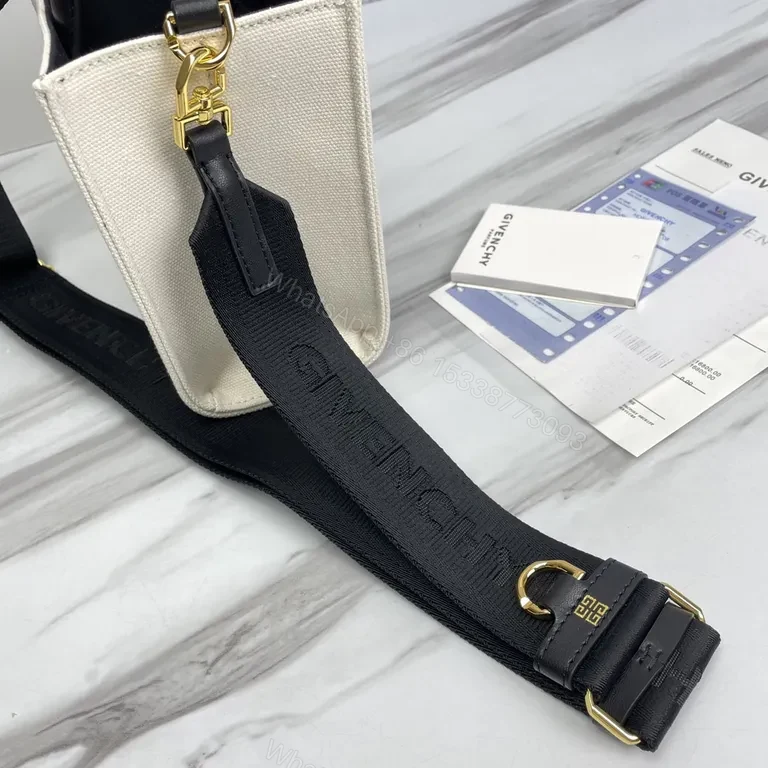 View 3 of Structured Tote with Mini Vector Hold - Givenchy Luxury Bag