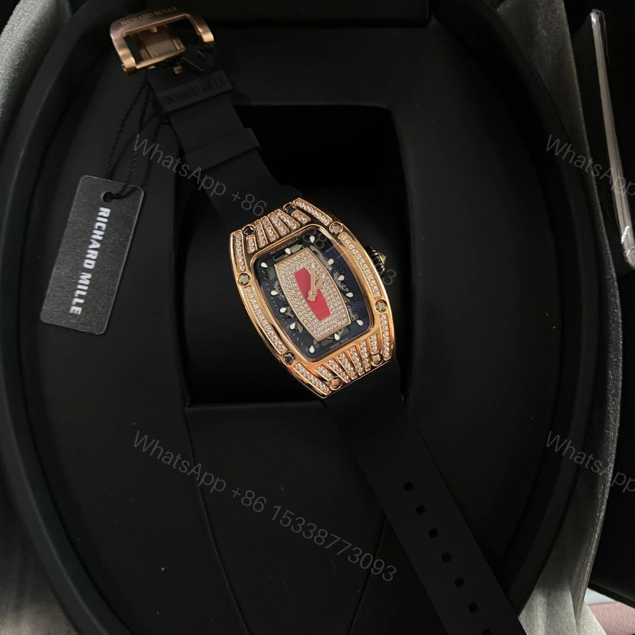 View 3 of Replica Richard Mille RM037 Blue Ceramic Case