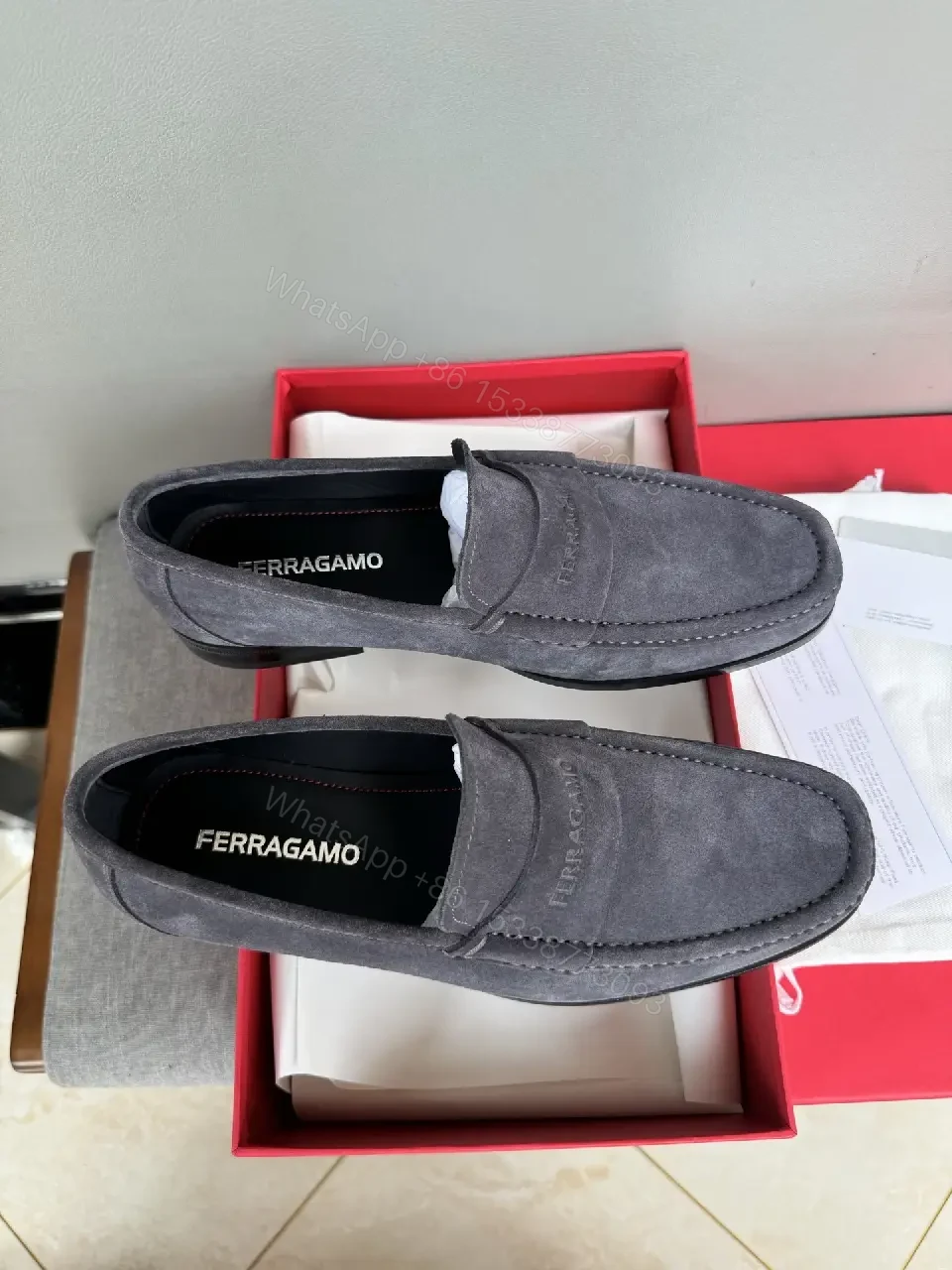 View 5 of Weathered Leather Slip-On Loafers — Refined Everyday Luxury