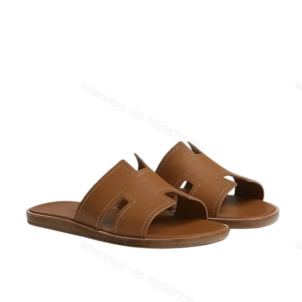 Hermes Izmir Sandal Brown H221826ZHA3415 — view 1