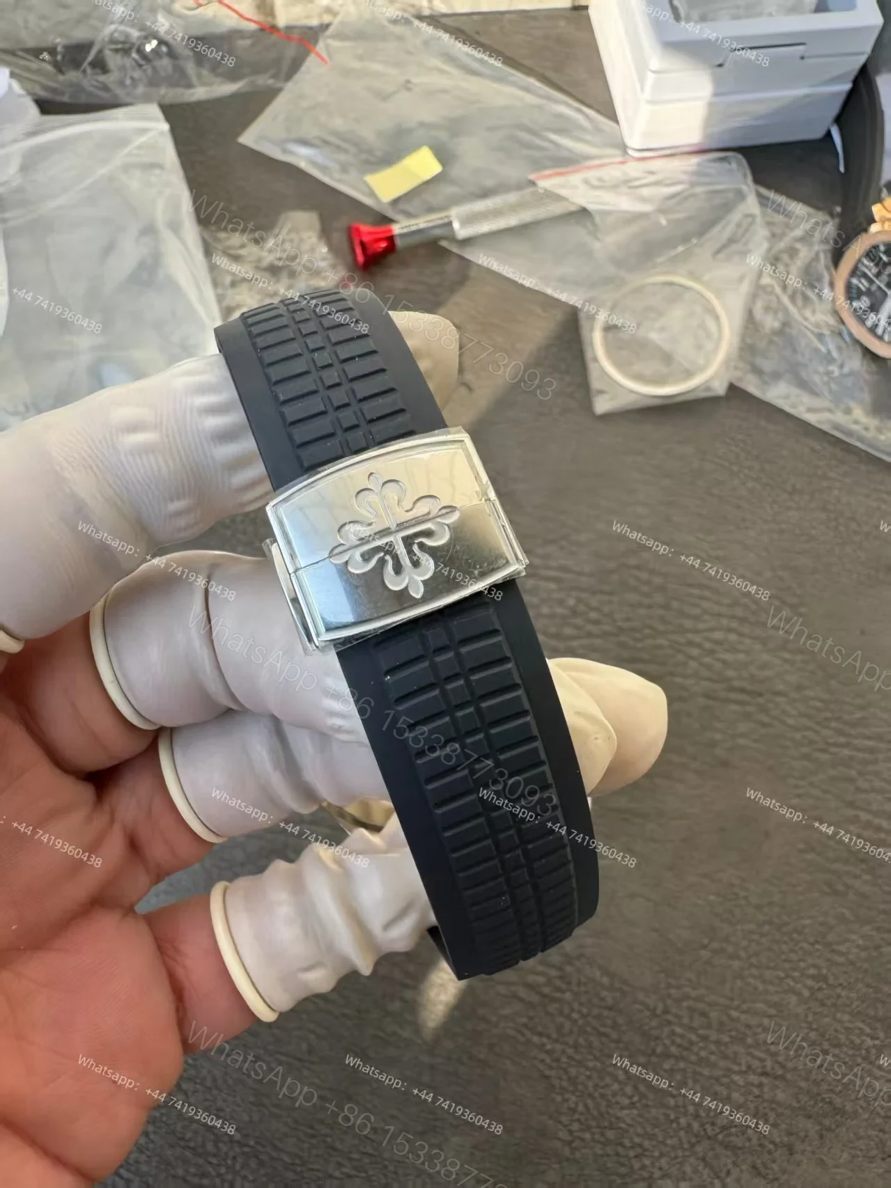 View 11 of Patek Philippe Super Clone Aquanaut 5168G-001 Blue Dial 42.2MM