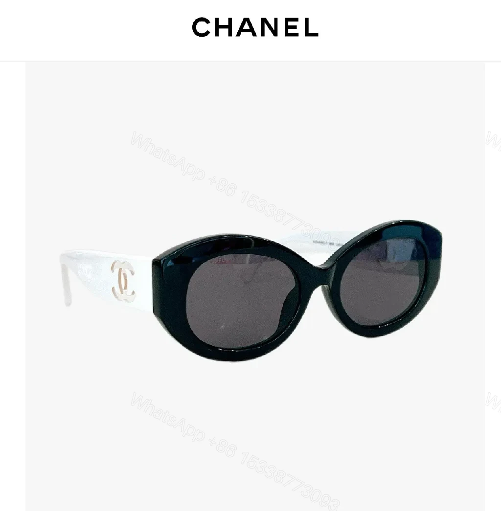 View 6 of Bold Curve Sunglasses: Black/White Acetate, Oversized Cat-Eye