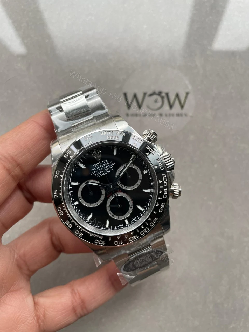 Clean factory 1:1 Rolex 2023 Daytona 126500 Best Edition 904L Steel Black Dial SH4131 — view 1
